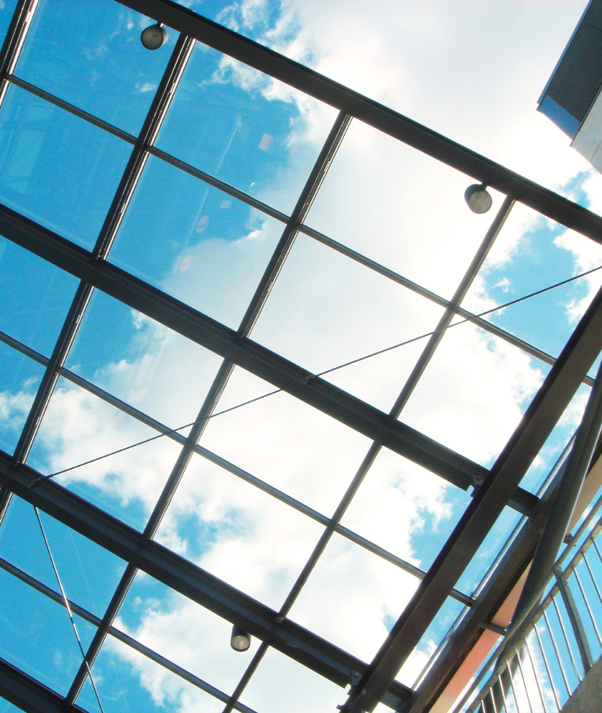 teto de vidro em Joinville